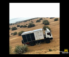 Solar powered expedition truck for exiting nature life